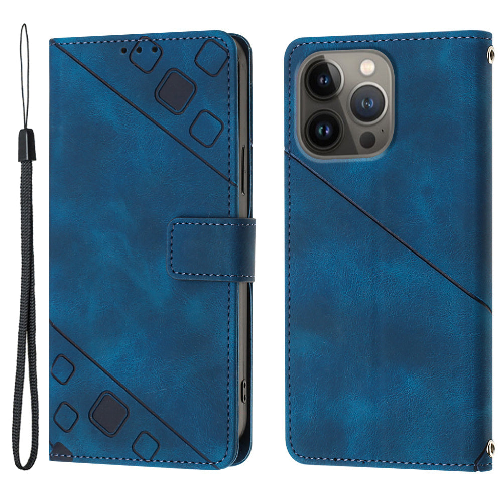 PT005 YB Imprinting Series-6 Leather Shell for iPhone 13 Pro 6.1 inch Anti-fall Skin Touch Stand Wallet Case PT005 YB Imprinting Series-6 Leather Shell for iPhone 13 Pro 6.1 inch Anti-fall Skin Touch Stand Wallet Case